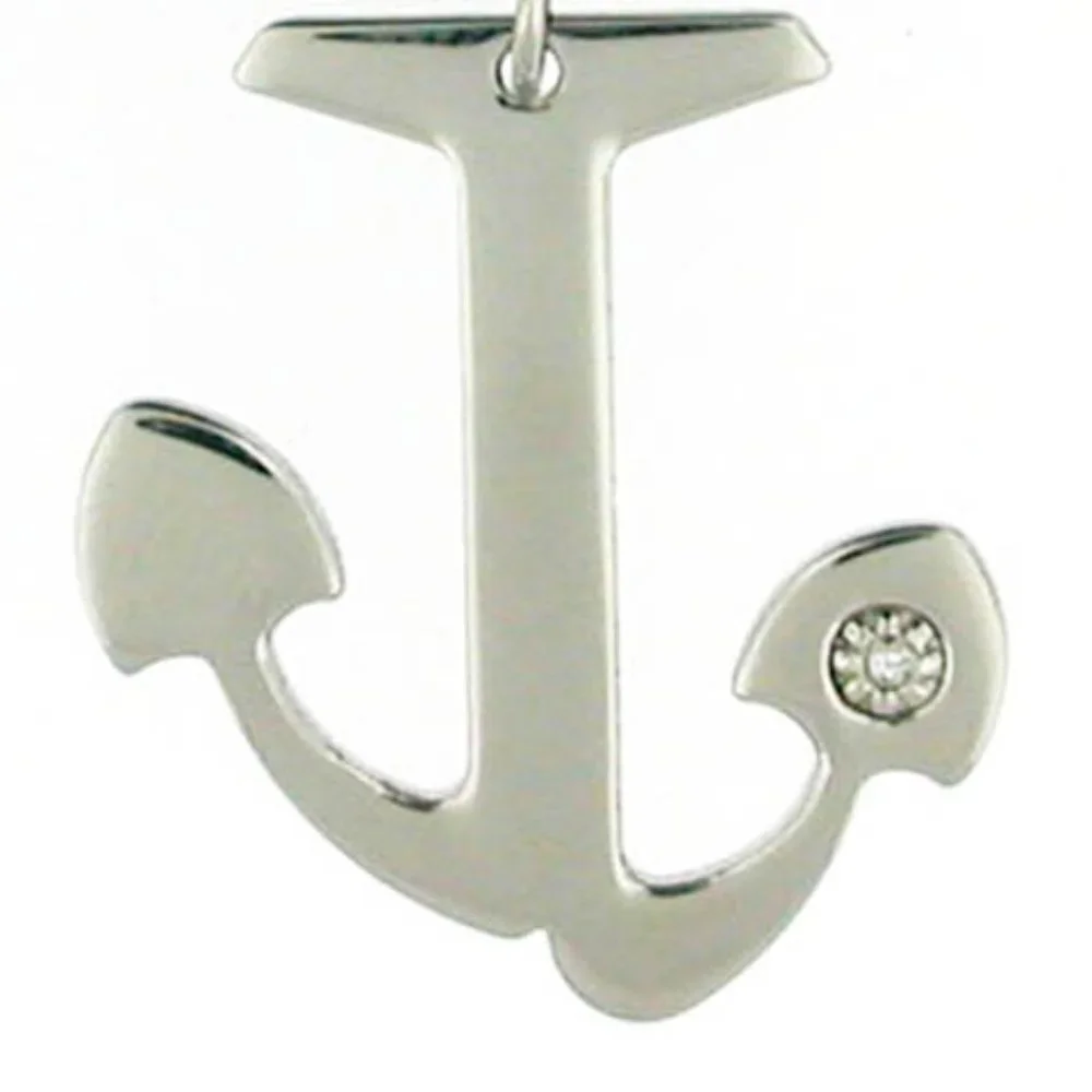 2 FOR $52! Men's Ancora Stainless Steel Pendant / Necklace - Picture 2 of 4